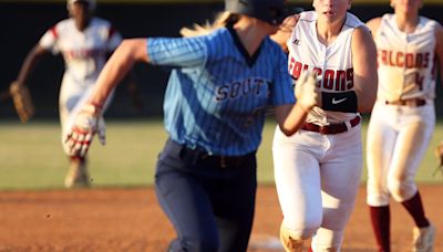 High school roundup: Memorable run for Falcons softball comes to an end in semis