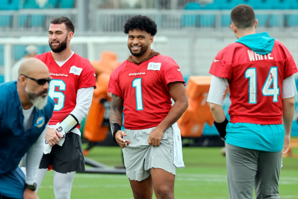 Tua back in the building as Dolphins start OTAs, per report