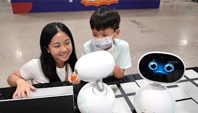 華碩機器人扮AI啟蒙 攻智慧教育