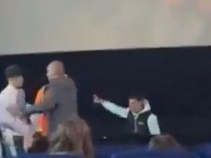 Brutal pelea en un cine durante la proyección de la película infantil 'Garfield'