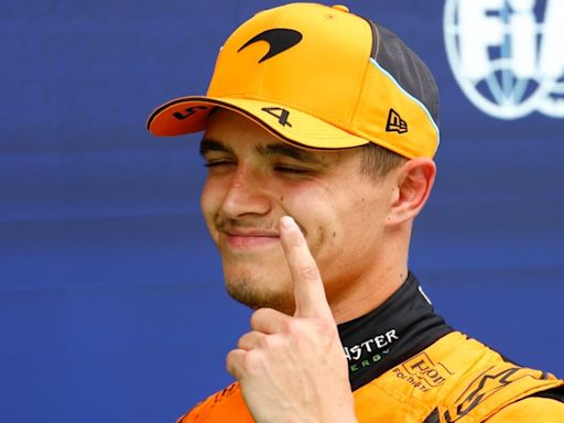 Spanish Grand Prix: McLaren's Lando Norris on pole after 'best ever lap'
