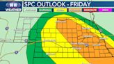 Weather Alert Day: Severe thunderstorms possible late this afternoon and evening