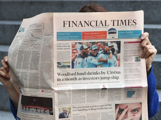 Financial Times signs licensing deal with ChatGPT maker OpenAI