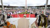 Anguished Cree anthem caps emotional Pope apology in Canada