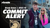 Tight-End Brody Eaton knew it was Army West Point from the beginning