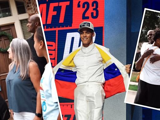 Christian González, jugador colombo-estadounidense de la NFL, sorprendió a sus padres con nueva casa