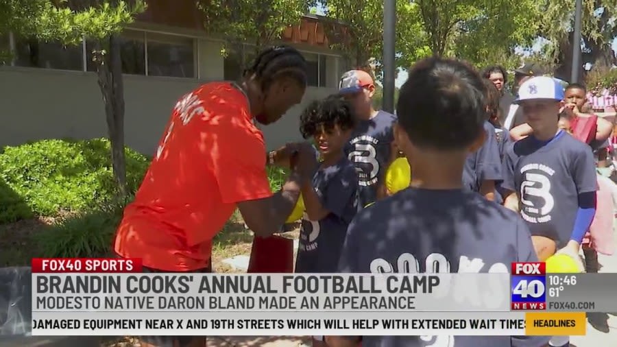 Final Quarter feature: Brandin Cooks hosts football camp in Stockton with DaRon Bland