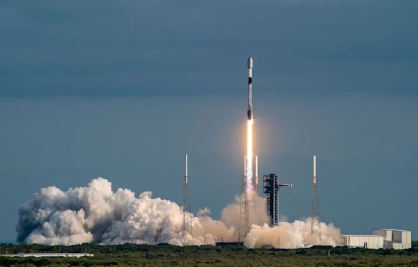 SpaceX launching Falcon 9 rocket on record-tying 20th mission today