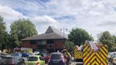 Leisure centre evacuated as fire engines seen outside