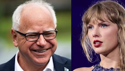 Taylor Swift fans are celebrating Kamala Harris' running mate, Tim Walz, as a certified 'Swiftie VP'