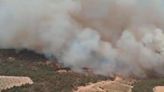 Declarado un incendio forestal entre Nonaspe y Batea