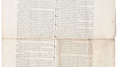 A rare copy of the U.S. Constitution found in North Carolina is likely worth millions