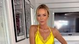 BGT's Amanda Holden almost suffers awkward malfunction in risque yellow dress
