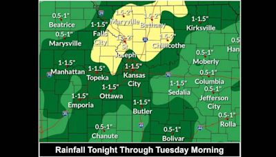 Heavy rain and flooding possible as stormy week rolls into the Kansas City area