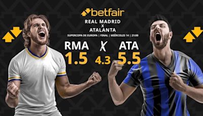 Real Madrid vs. Atalanta BC: horario, dónde ver, pronósticos y estadísticas