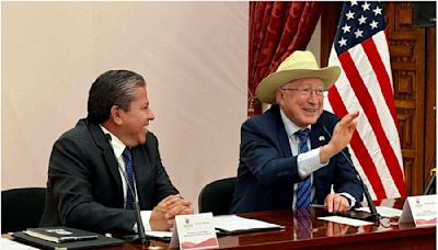 Ken Salazar reconoce reducción de delitos en Zacatecas