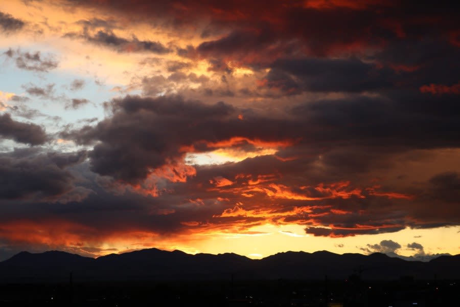 Photos: Cloudy evening makes for vibrant sunsets, rainbows in Colorado