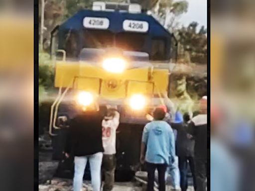 Detienen un tren por filtración de combustible entre Neza y CDMX