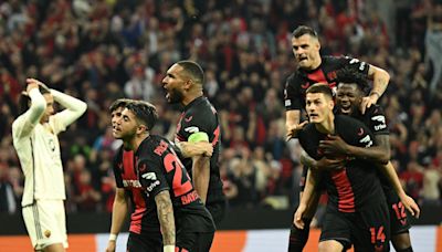 Europa League: Bayer Leverkusen perdía 2-0 y empató con Roma en un partido espectacular y jugará la final, con un Palacios imperial (y Paredes “goleador”)