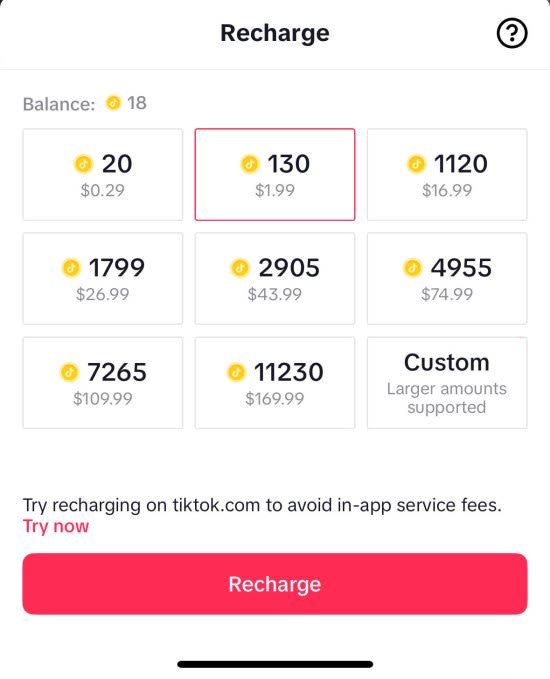 Screenshots suggest TikTok is circumventing Apple App Store commissions