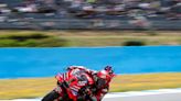 MotoGP Spanish GP: Bagnaia fends off Marquez in thriller as Martin crashes