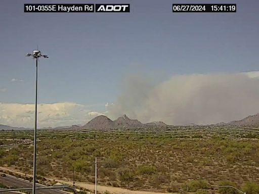 Crews responding to Boulder View Fire in Scottsdale