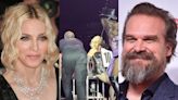 Watch David Harbour steal the show with big daddy energy at Madonna's Celebration Tour