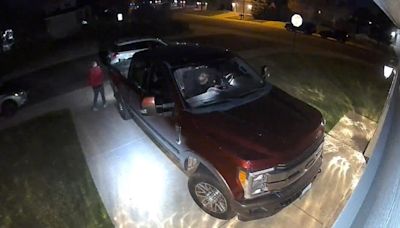 Caught on camera: Credit cards stolen from unlocked vehicle in Parker