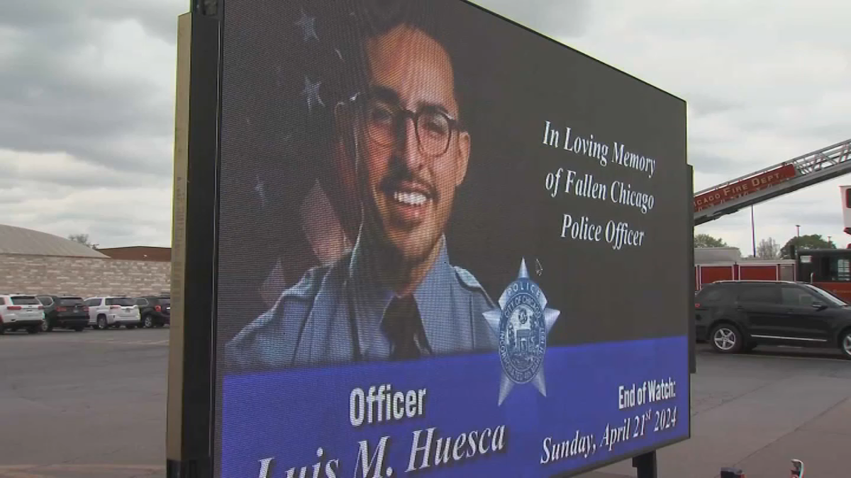 Family of fallen CPD Officer Luis Huesca releases statement after arrest, charges against suspect