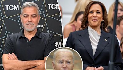 George Clooney endorses Kamala Harris for president after controversial op-ed urging Biden to step down