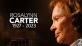 Rosalynn Carter, 39th first lady of the United States, has died at age 96