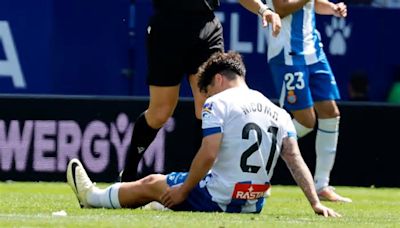 El Espanyol informa que Nico Melamed sufre una microrrotura muscular en el isquiotibial