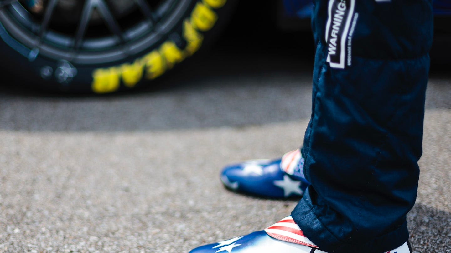 Kyle Busch Olympic-Themed Shoes Win For Coolest NASCAR Racing Footwear