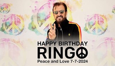 Ringo celebra su cumpleaños con su campaña anual de “Peace & Love”