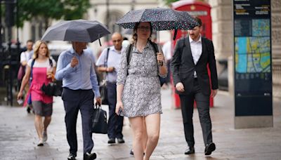 Thunder bellows across London as storm finally hits amid yellow weather warning