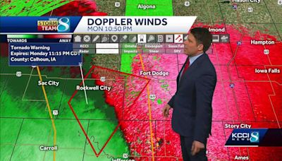 Iowa weather: Thunderstorms continue to push east across Iowa