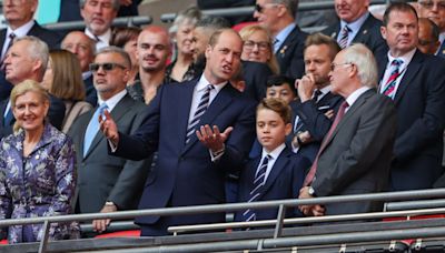Prince William, Prince George Watch Soccer Game After Canceling Duties