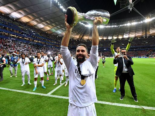 Real Madrid defender Dani Carvajal has incredible trophy-to-games record