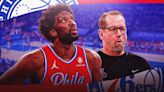 Joel Embiid's knee doing 'pretty good' after 76ers' Game 1 loss to Knicks