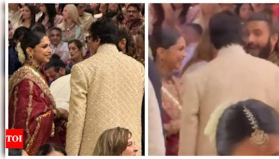 ...Amitabh Bachchan SPOTTED at Anant Ambani and Radhika Merchant's wedding; 'Kalki 2898 AD' fans say 'Sumathi and Ashwatthama reunite' | - Times of India