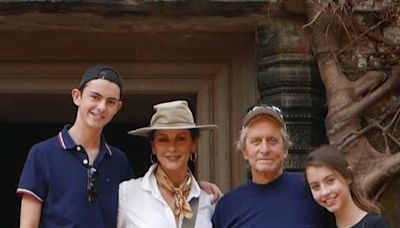 Michael Douglas and Catherine Zeta-Jones' emotional tribute to 'beautiful' son Dylan on his 24th birthday