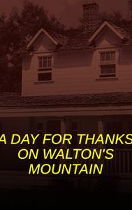 A Day for Thanks on Walton's Mountain