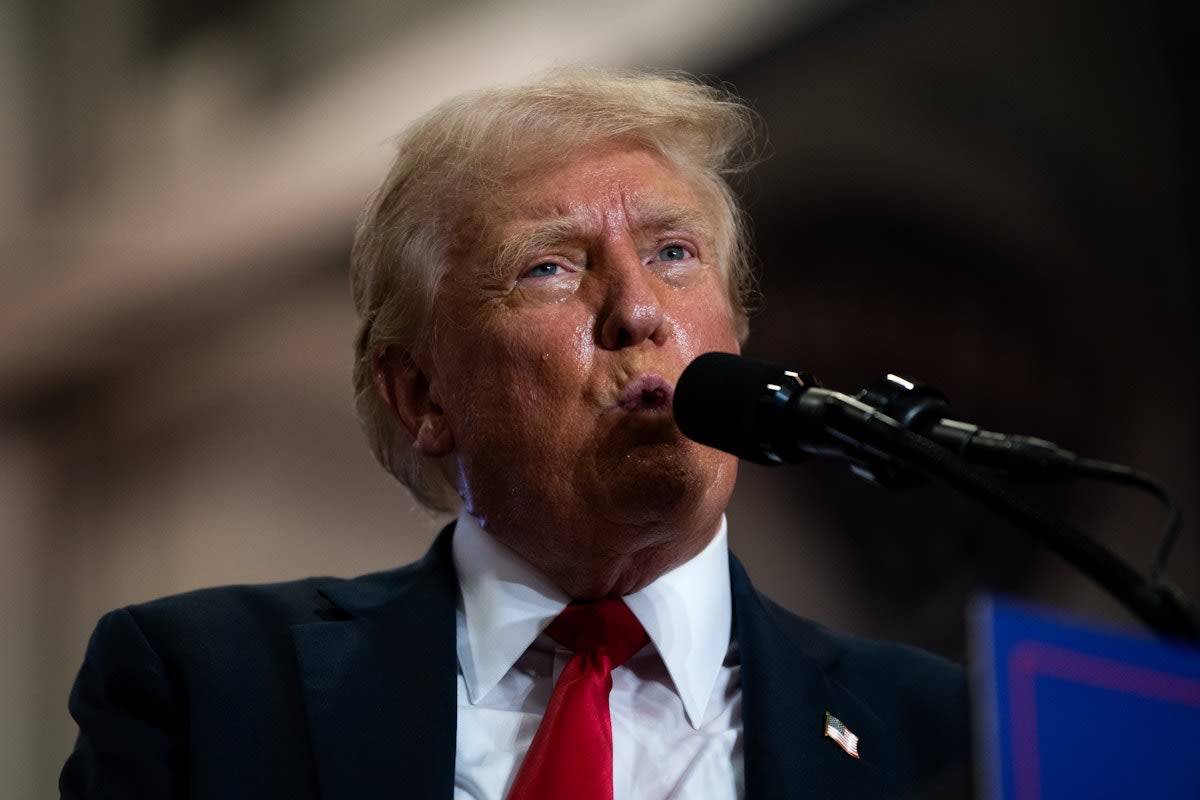 Watch: Trump Flails Trying to Respond to Kamala Calling Him “Weird”