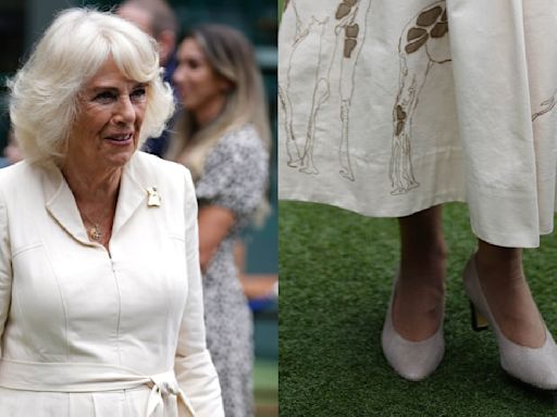 Queen Camilla Makes Surprise Appearance at Wimbledon 2024 in Timeless Pumps That Balance Classic Style and Practicality