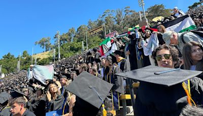 Pro-Palestinian protesters interrupt UC Berkeley's undergrad graduation