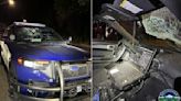 25-pound railroad tie hurled at Bellingham officers’ car slams through windshield