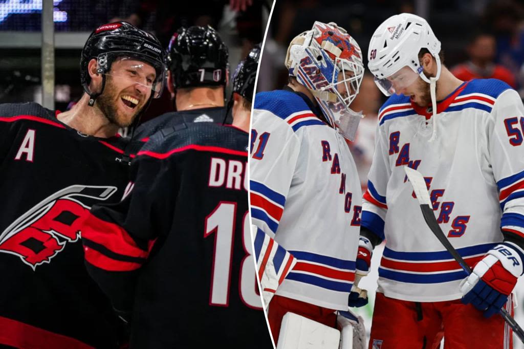 Rangers will clash with rival Hurricanes in Round 2 of NHL playoffs