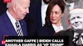 US President Joe Biden's latest gaffe, refers to Kamala Harris as VP Donald Trump