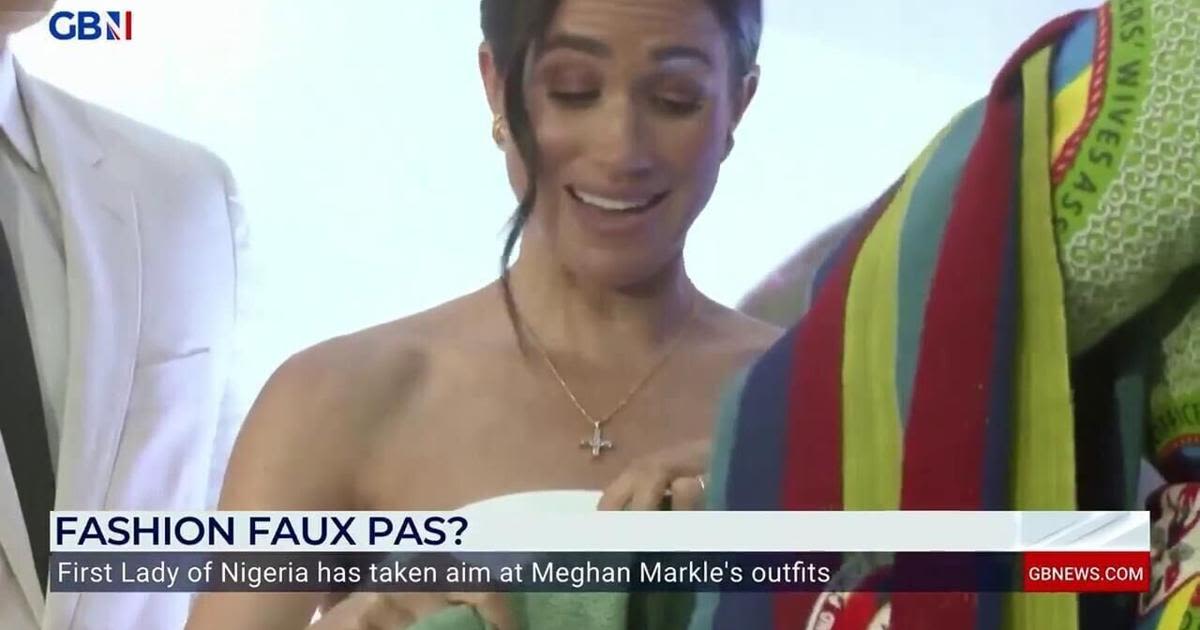 Angela Levin rages at Meghan Markle's 'appalling' fashion choices in Nigeria