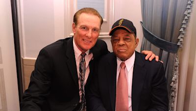 Rick Barry ran onto the field to meet Willie Mays. A friendship was born